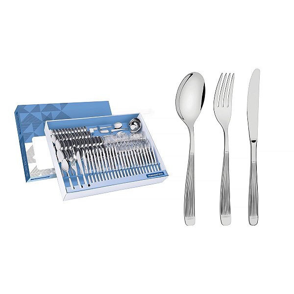 Faqueiro Aco Inox 101Pcs Athenas Tramontina 66940027