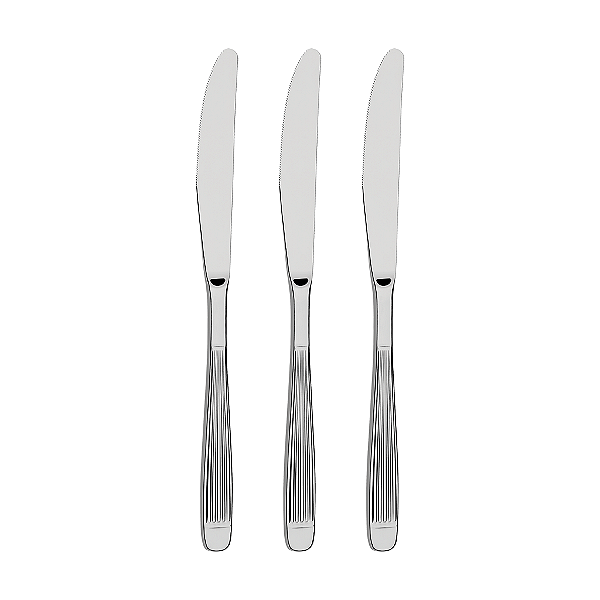 Jg Faca Mesa Aco Inox 3Pcs Athenas Tramontina 66940035