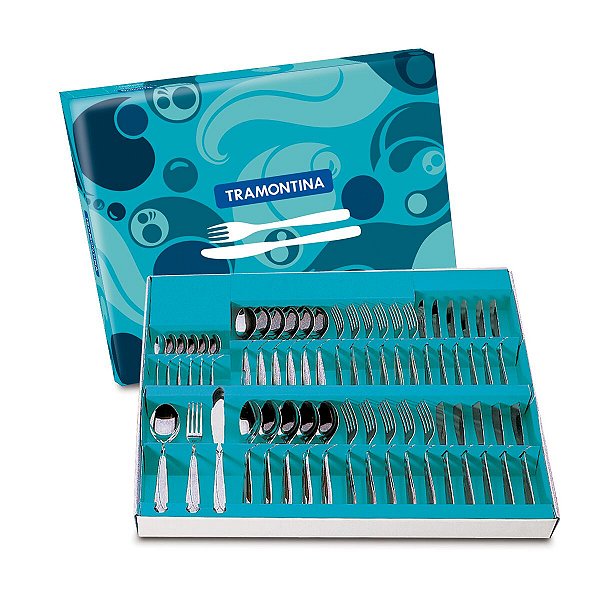 Faqueiro Aco Inox 42Pcs Athenas Tramontina 66940040