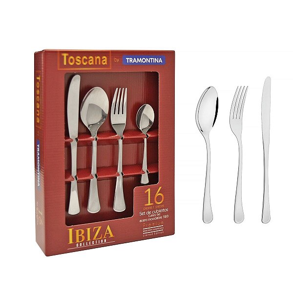 Faqueiro Aco Inox 16Pcs Havana Tramontina 66945657