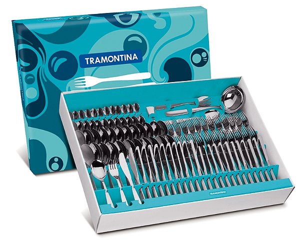 Faqueiro Aco Inox 101Pcs Cosmos Tramontina 66950020