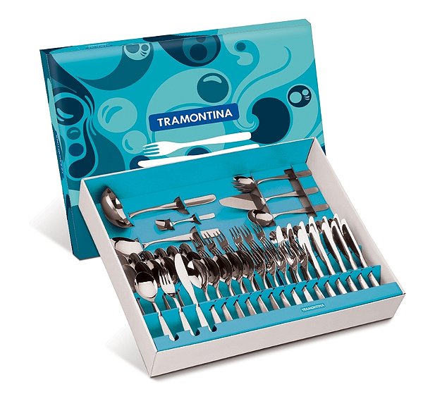 Faqueiro Aco Inox 60Pcs Cosmos Tramontina 66950030