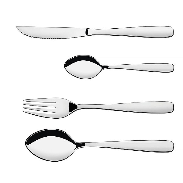 Faqueiro Aco Inox 24Pcs  Amazonas Tramontina 66960976