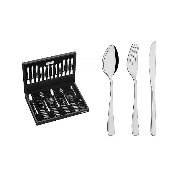 Faqueiro Aco Inox 42Pcs C/Estojo Tramontina 66965204