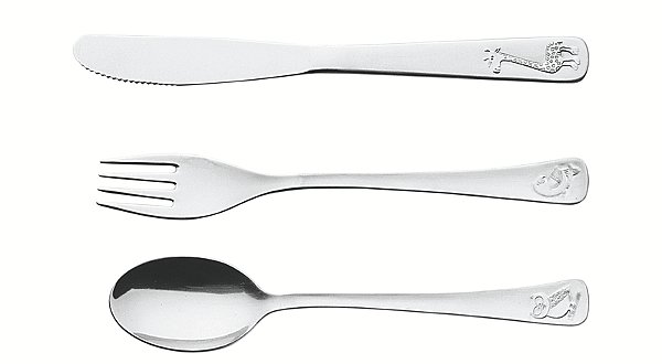 Jg Talheres Aco Inox P/Crianca 3Pcs Tramontina 66970023