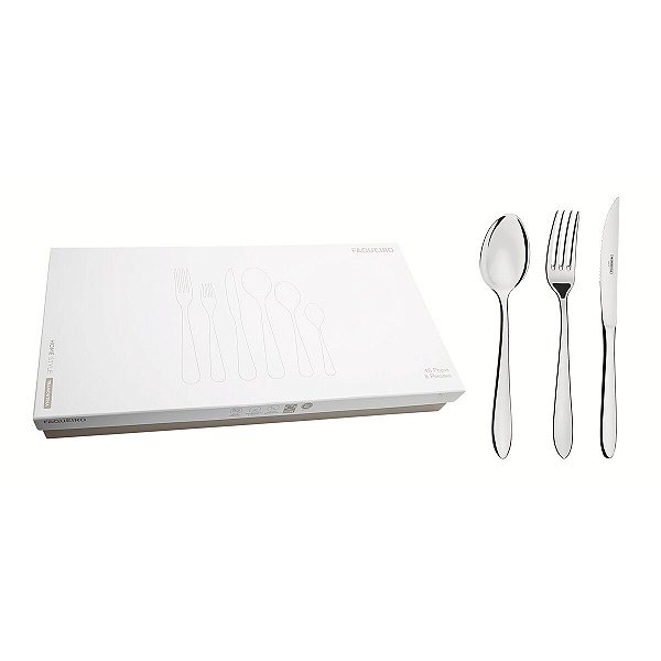 Faqueiro Aco Inox 48 Pcs Satri Tramontina 66982144