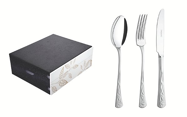 Faqueiro Aco Inox 101 Pcs Prisma Tramontina 66987210