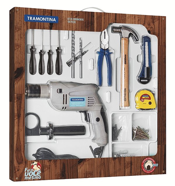 Kit De Ferramentas 100 Pcs L  Promo Tramontina 43408835
