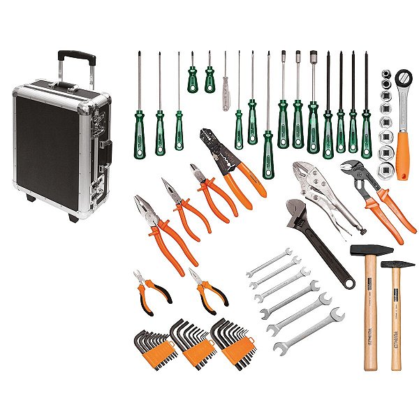 Maleta Com Ferramentas 70Pcs Tramontina 44961070