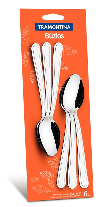 Conj Colher Sobrem Inox 6Pc Buzios Tramontina 23756700