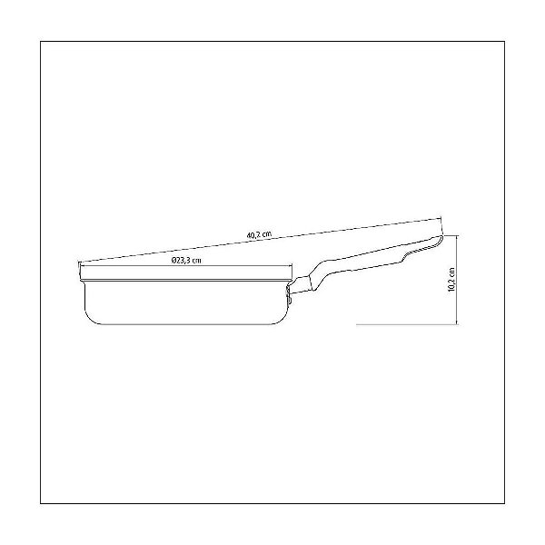 Frigideira Reta Alum 22Cm Loreto Grafite Tramontina 20381022