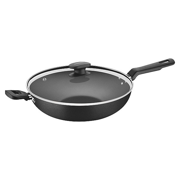 Wok Alum 28Cm Loreto Grafite Tramontina 20394028