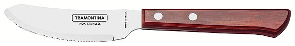 Faca Pizza Inox 4 Vermelho Tramontina 29899325