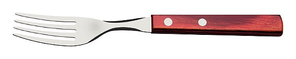 Garfo Sobremesa Inox Vermelho Tramontina 29899331