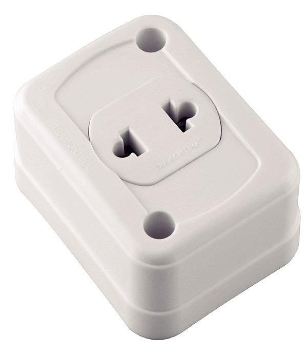 Tomada Ret  2P Universal 10A-250V Tramontina 57400157