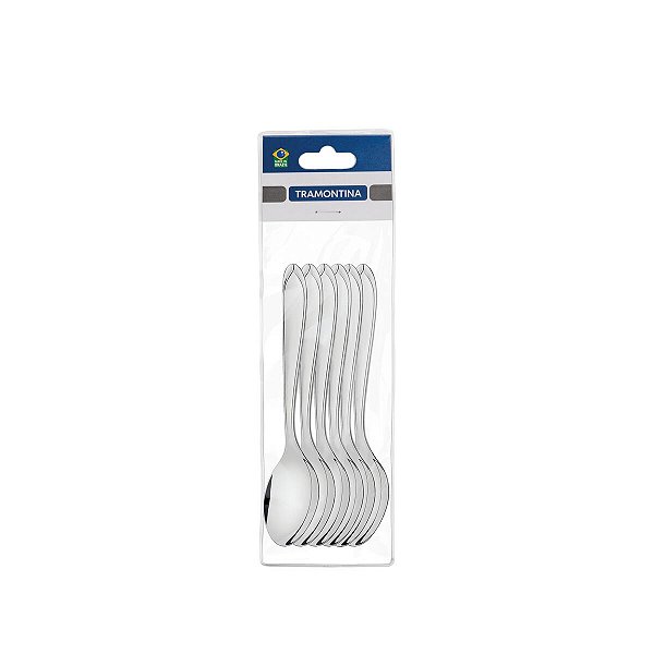 Jg Colher Mesa Aco Inox 6Pcs Laguna Tramontina 63906016
