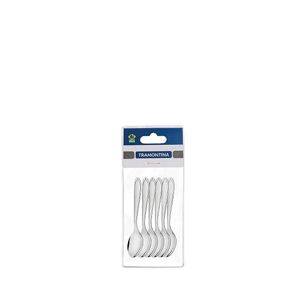 Jg Colher Cha Aco Inox 6Pcs Laguna Tramontina 63906076