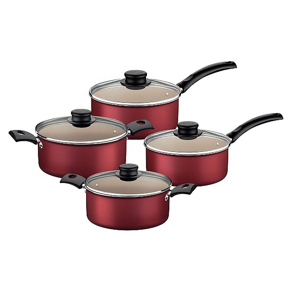 Panela Alum Turim Vermelho Tramontina 20297781