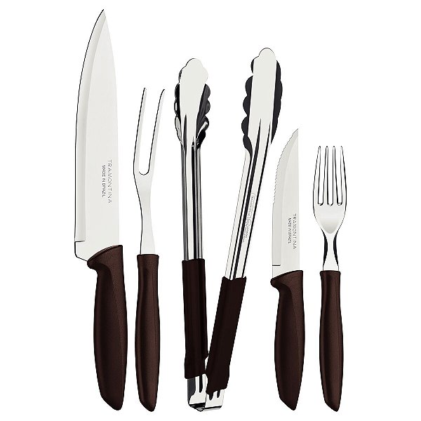 Jogo Churrasco Inox 15Pc Plenus Mar Tramontina 23498468