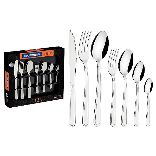 Faqueiro Inox 84Pc Buzios Tramontina 23798061