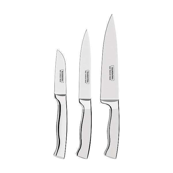 Jogo Facas Inox 3Pc Cronos Tramontina 24099071