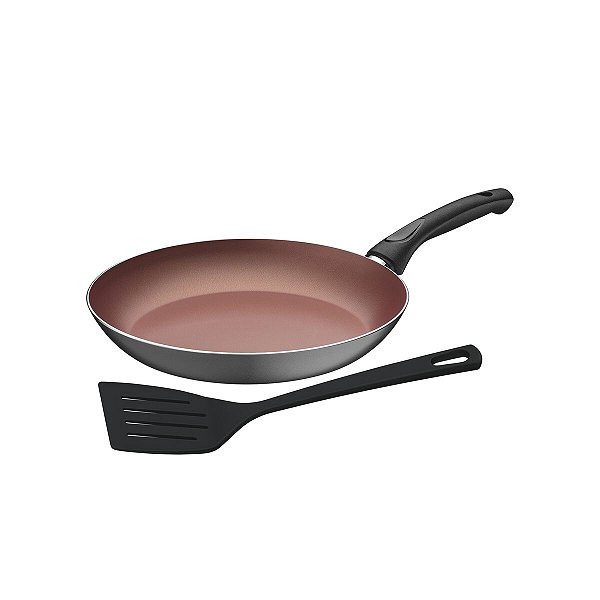 Frigideira 24Cm EspAtula Vermont Grafite Tramontina 27806015