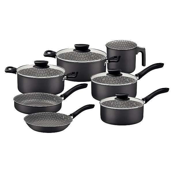 Jogo Panela Alum 7Pc California Grafite Tramontina 27899126