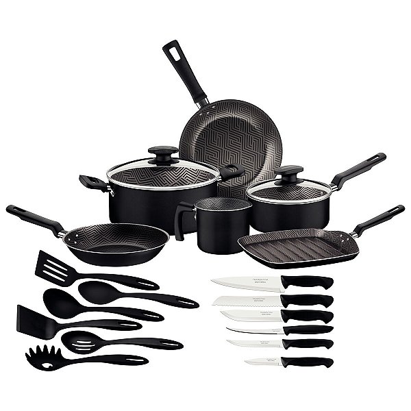 Kit Cozinha 20Pc Celebrare Preto Tramontina 27899134