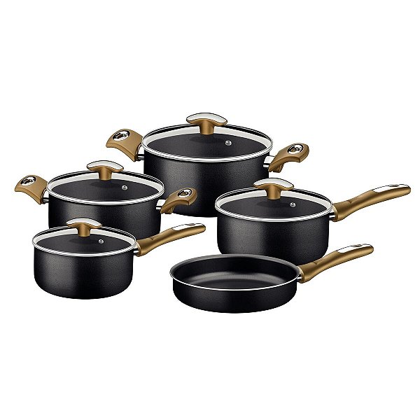 Jogo Panelas Alum 5Pc Grafite Tramontina 27899142