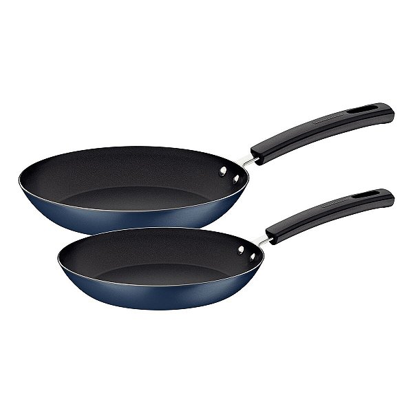 Jogo Frigideira Alum 2Pc Sicilia Azul Tramontina 27899374