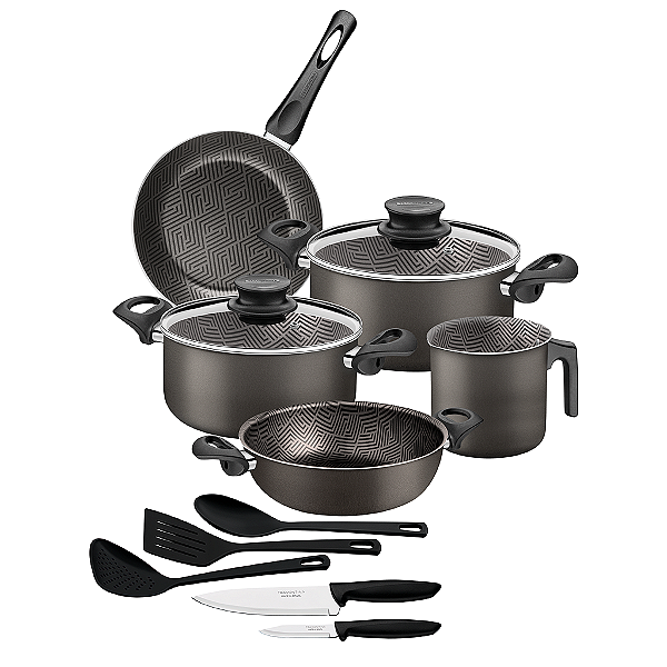 Kit Cozinha 12Pc Paris Chumbo Tramontina 27899383