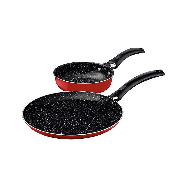 Jogo Frigideira 2Pc Roch Vermelho Tramontina 27899390