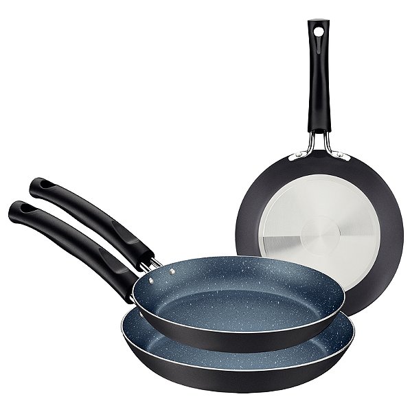 Jogo Frigideiras Alum 3Pc Chumbo Tramontina 27899444