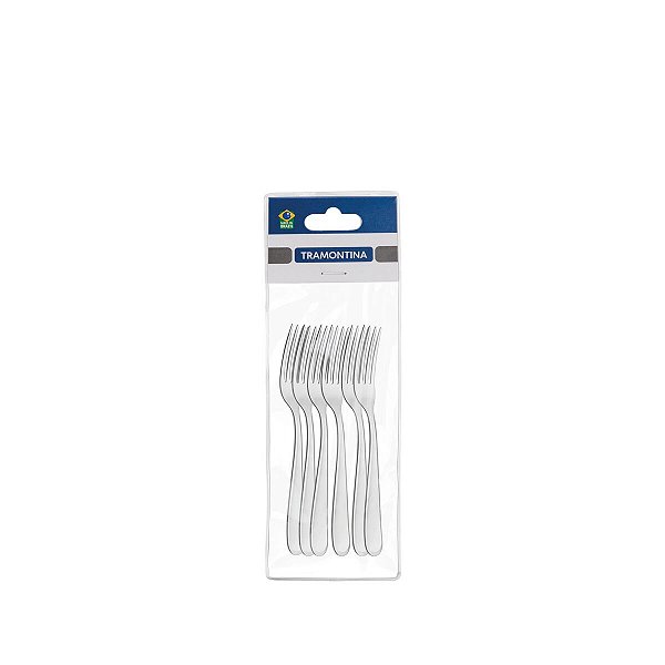 Jg Garfo Sobrem Aco Inox 6Pcs Angra Tramontina 63903056