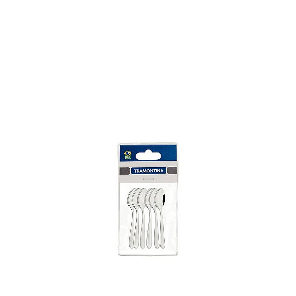 Jg Colher Cafe Aco Inox 6Pcs Angra Tramontina 63903086