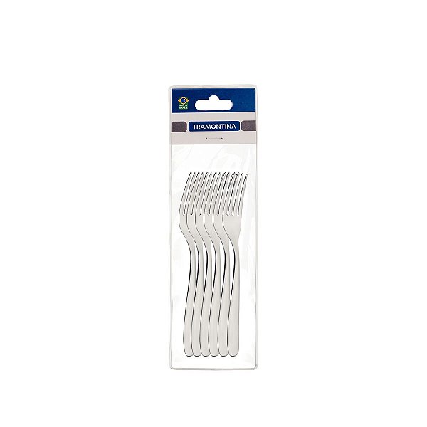 Jg Garfo Mesa Aco Inox 6Pcs Havai Tramontina 63905026