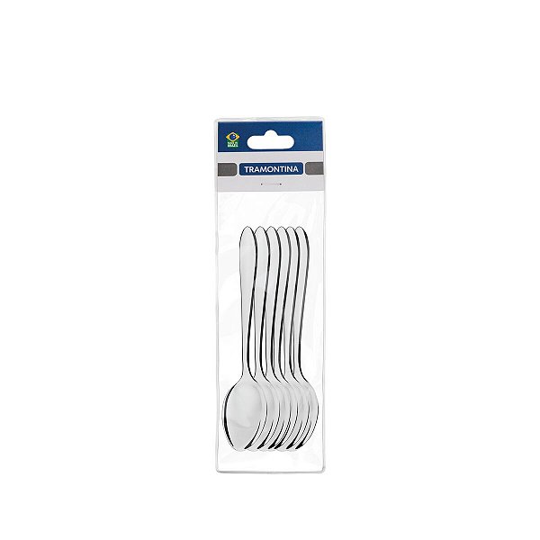 Jg Colher Mesa Aco Inox 6Pcs Satri Tramontina 63982016