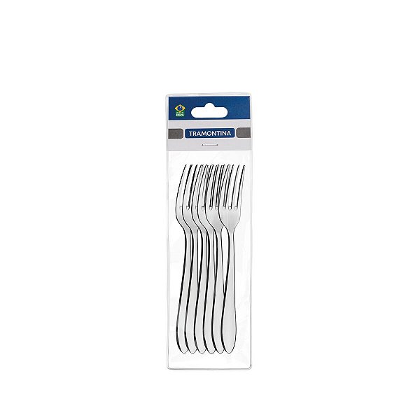 Jg Garfo Mesa Aco Inox 6Pcs Satri Tramontina 63982026