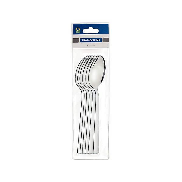 Jg Colher Mesa Aco Inox 6Pcs Oslo Tramontina 63985016