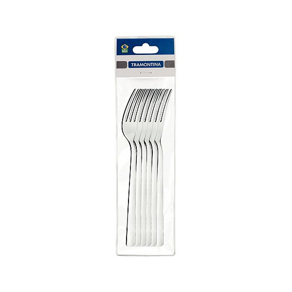 Jg Garfo Mesa Aco Inox 6Pcs Oslo Tramontina 63985026