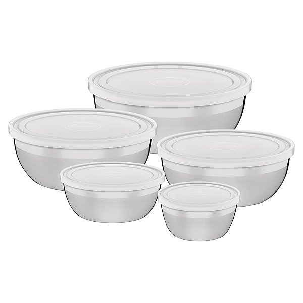 Jg Potes Aco Inox 5Pc C/Tampa Tramontina 64220186