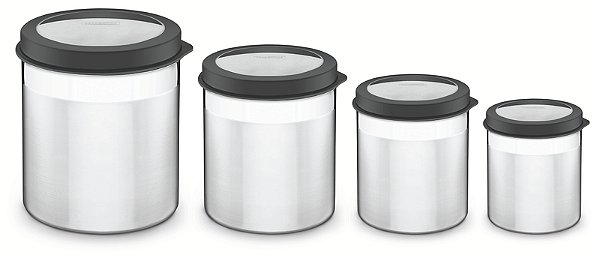 Jg Potes Aco Inox 4Pc Cucina Preto Tusa Tramontina 64220637