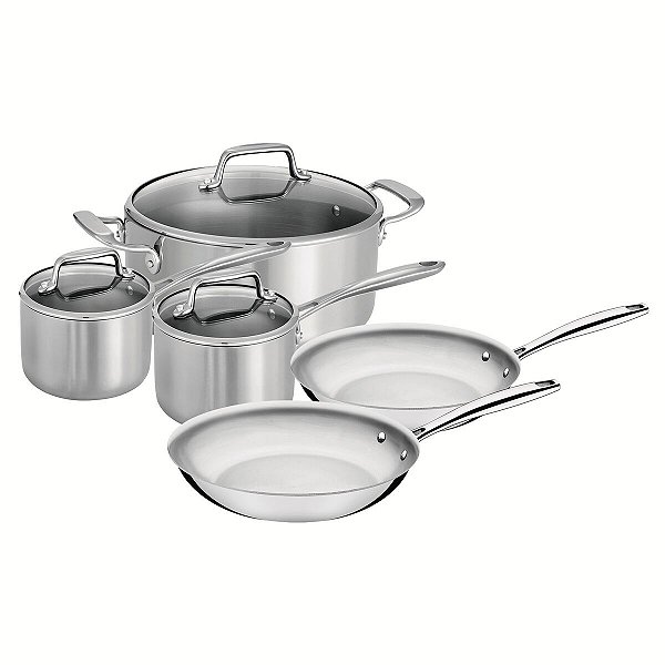 Jg Panelas Aco Inox 8Pcs Walmart Tramontina 65240004