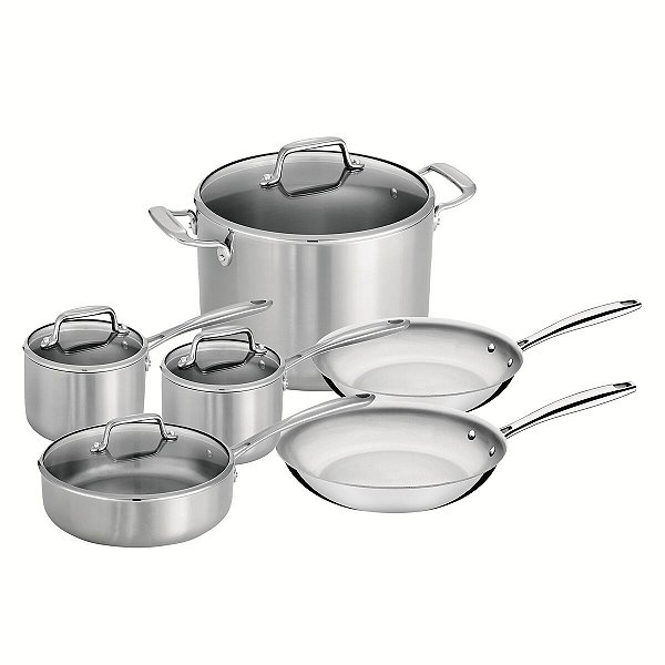 Jg Panelas Aco Inox 10Pcs Walmart Tramontina 65240014