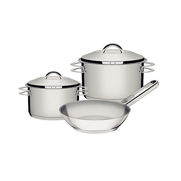 Jg Panelas Aco Inox 3Pcs Solar Tramontina 65510743