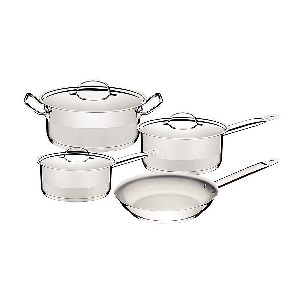 Jg Panelas Aco Inox 4Pcs Prof Tusa Tramontina 65620308