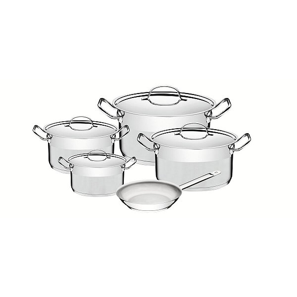 Jg Panelas Aco Inox 5Pcs Profession Tramontina 65620563