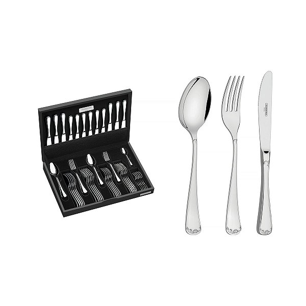 Faqueiro Aco Inox 42Pcs C/Estojo Tramontina 66915204