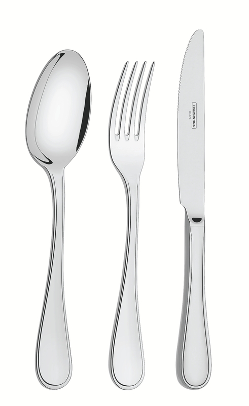 Faqueiro Aco Inox 45Pc Firenze Tusa Tramontina 66925028