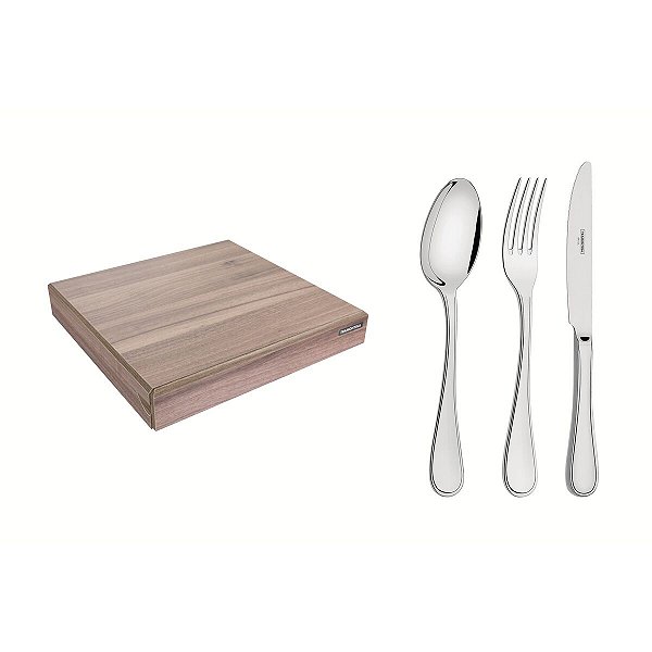 Faqueiro Aco Inox 30Pcs Firenze Tramontina 66925527